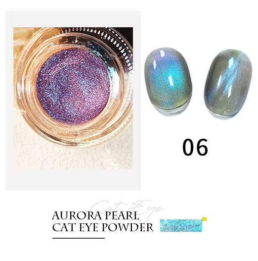 Aurora Pearlescent Chrome/Cats Eye