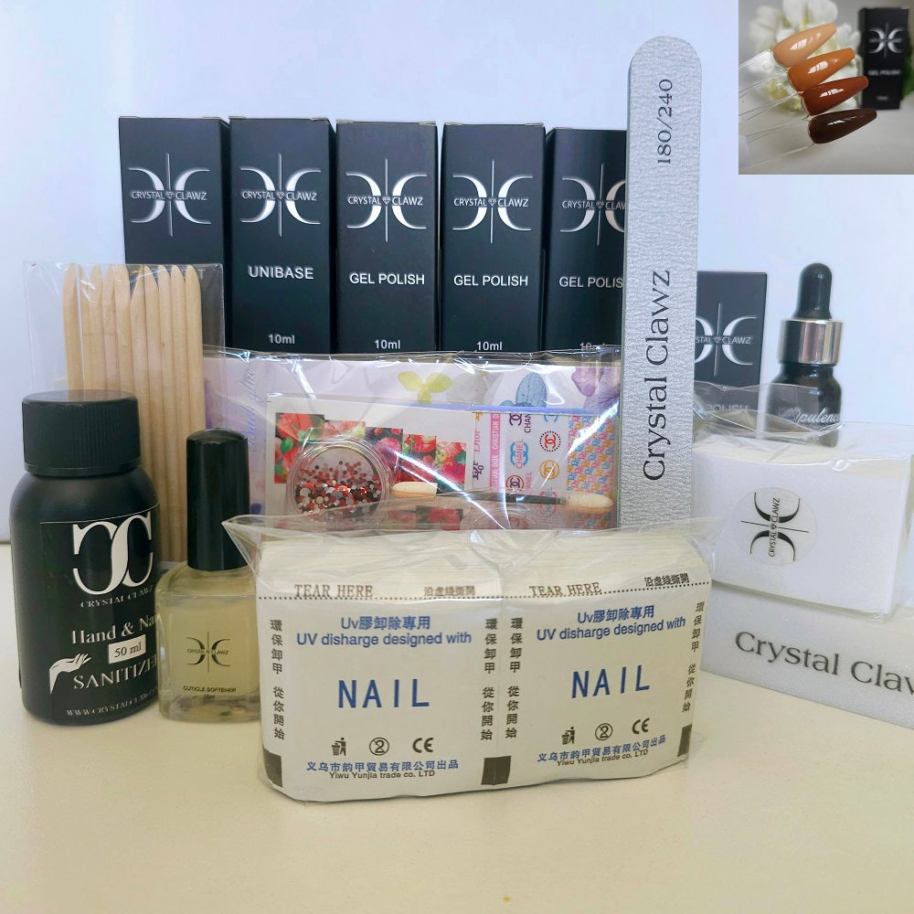 Gel Polish Starter Kit - Down to Earth