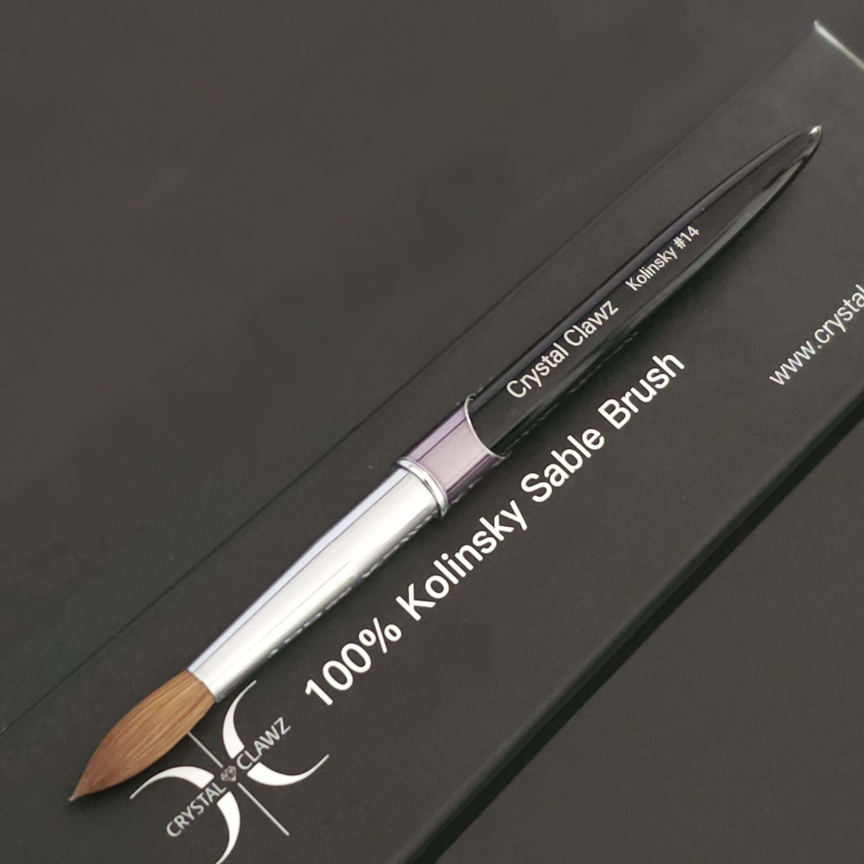 Pure Kolinsky Sable Acrylic Brush #14