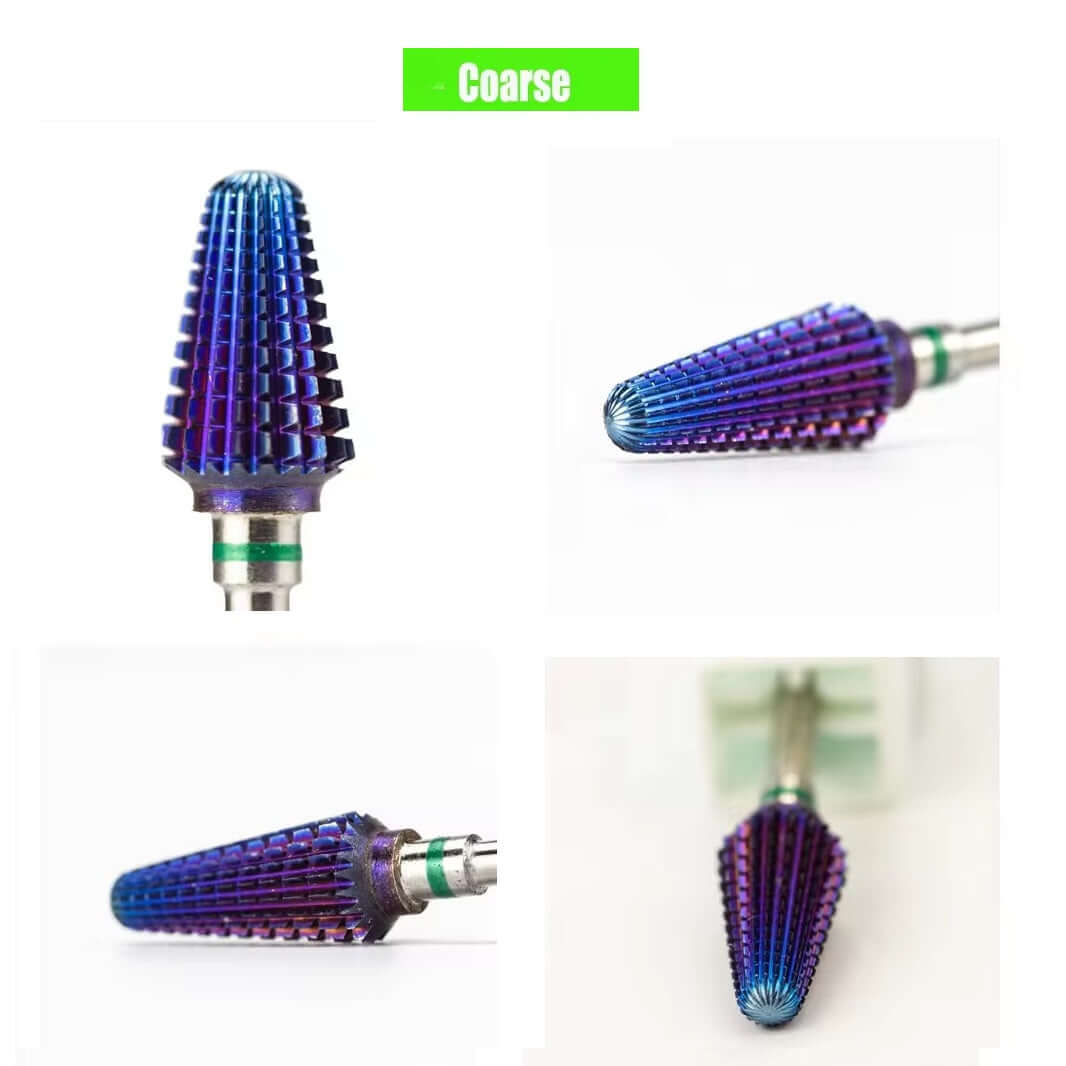 Purple-Gold Tungsten Carbide Tapered/Cone Drill Bit/Burr