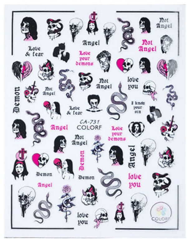 Halloween Nail Art Stickers