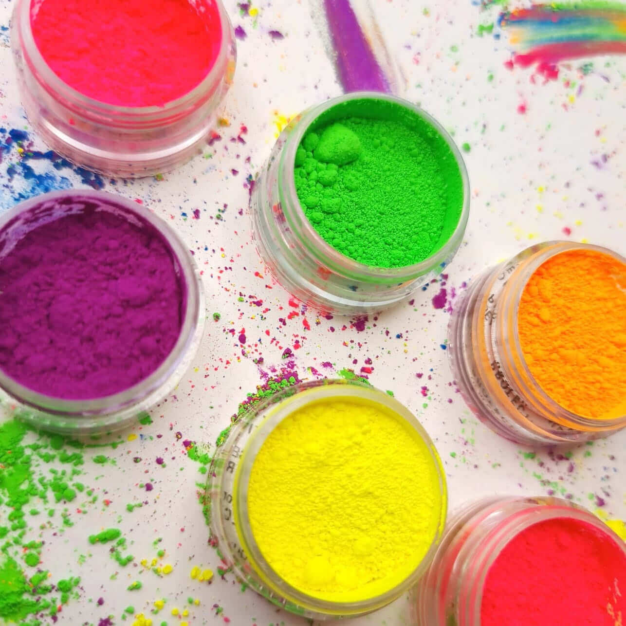 Neon Colour Pigments (set of 6)