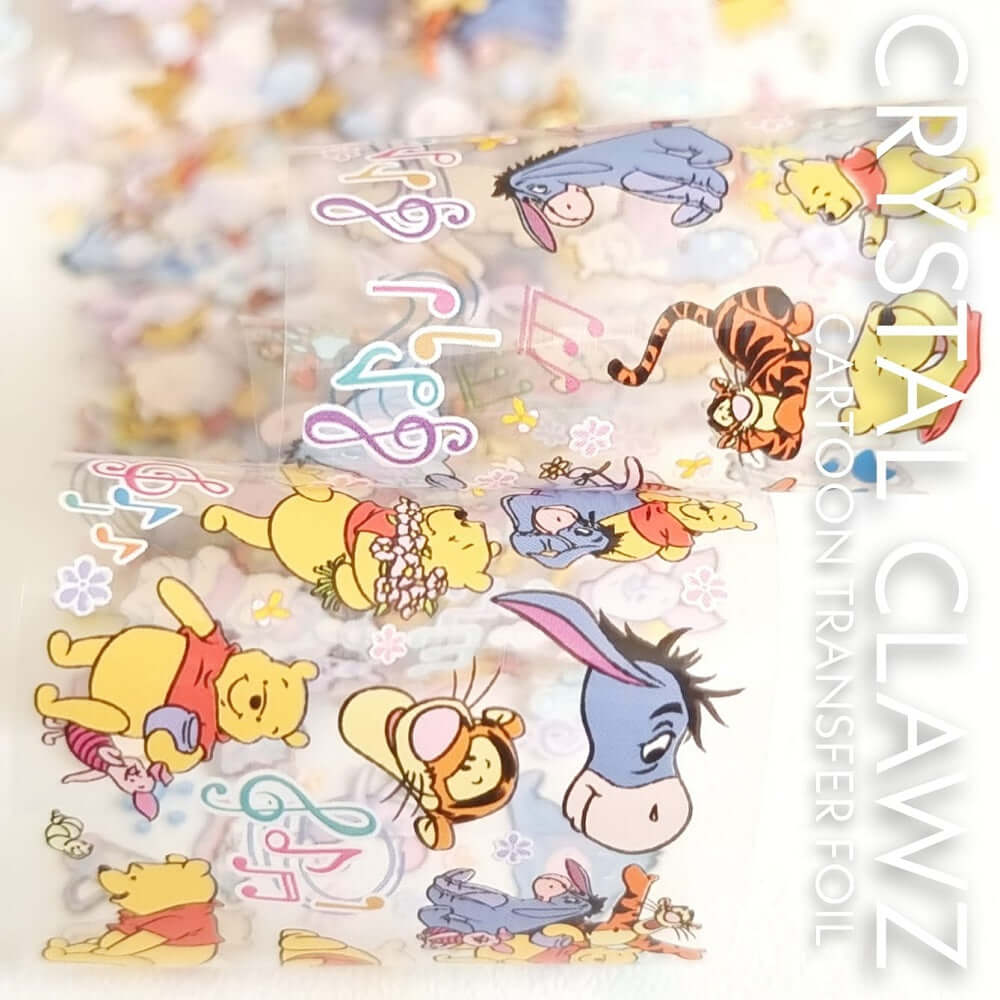 Cartoon Transfer Foil Set (10 designs)