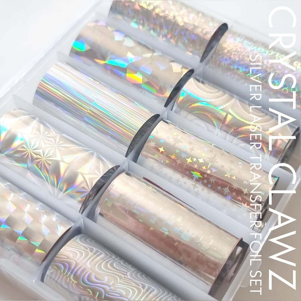 Silver Lazer Transfer Foil Set (10 designs)