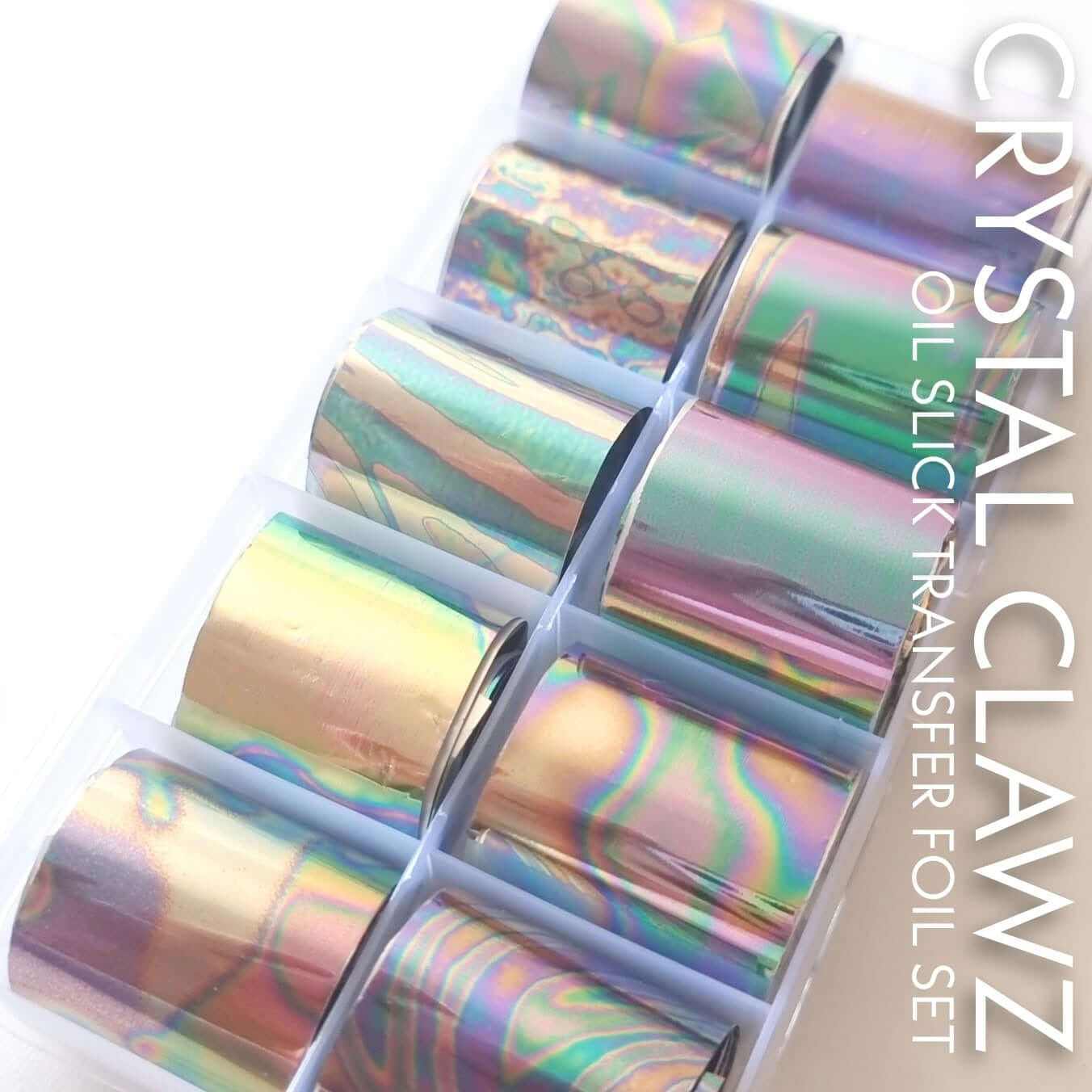 Oil Slick Transfer Foil Set (10 designs)