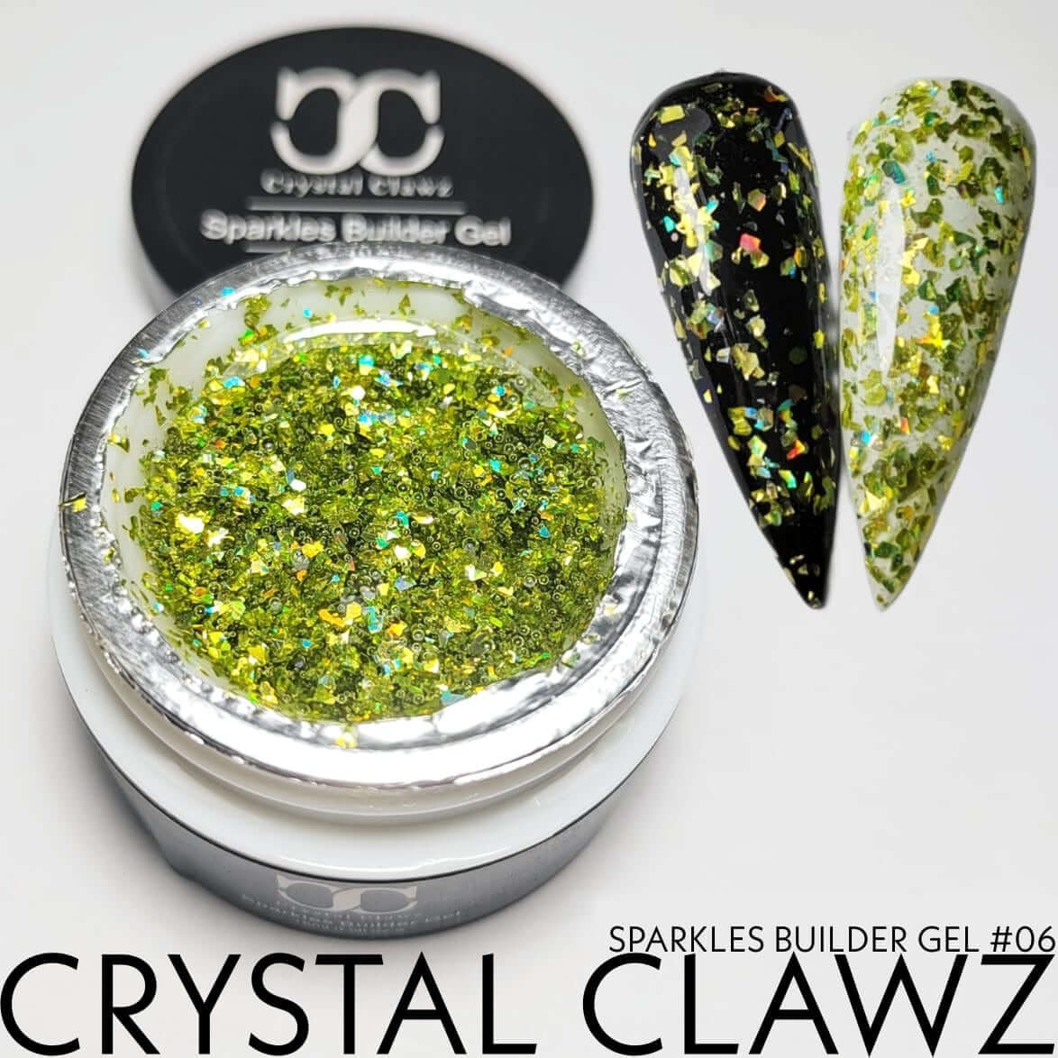 Crystal Clawz SPARKLES BUILDER Gel #06 (15ml)