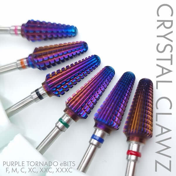 PROFESSIONAL Purple Tornado Tungsten Carbide Drill Bit/Burr