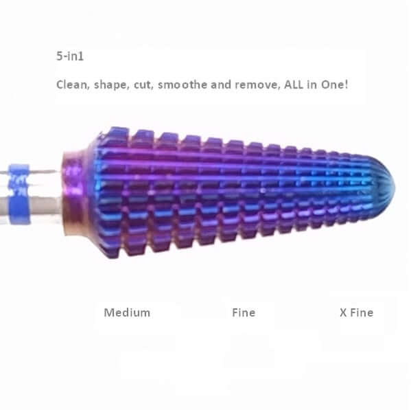 PROFESSIONAL Purple Tornado Tungsten Carbide Drill Bit/Burr