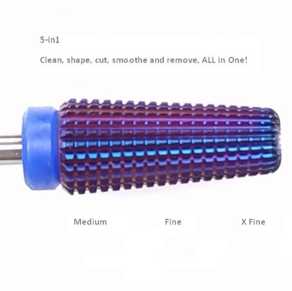 PROFESSIONAL 5-in-1 Purple Umbrella Tungsten Carbide Drill Bit/Burr